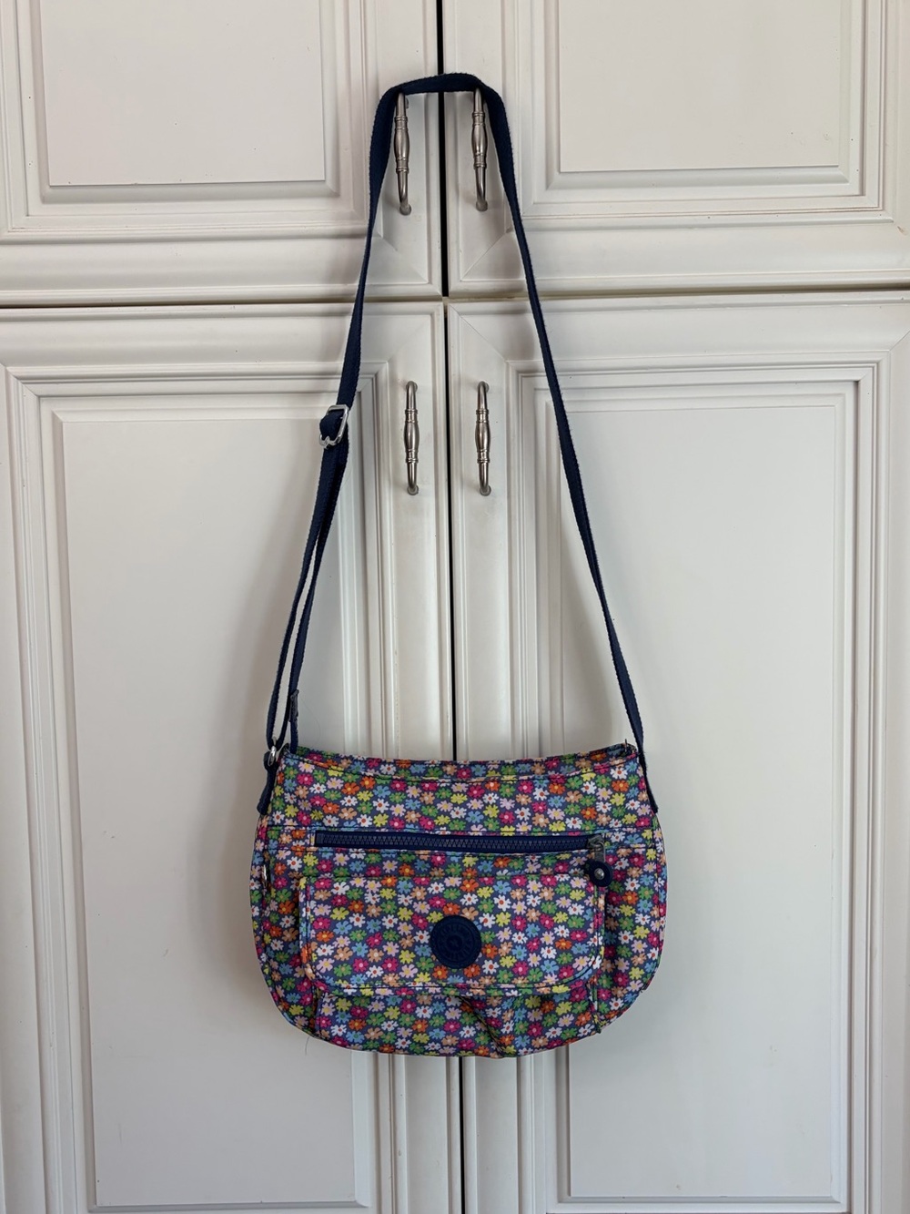 Kipling Callie women’s floral nylon crossbody bag